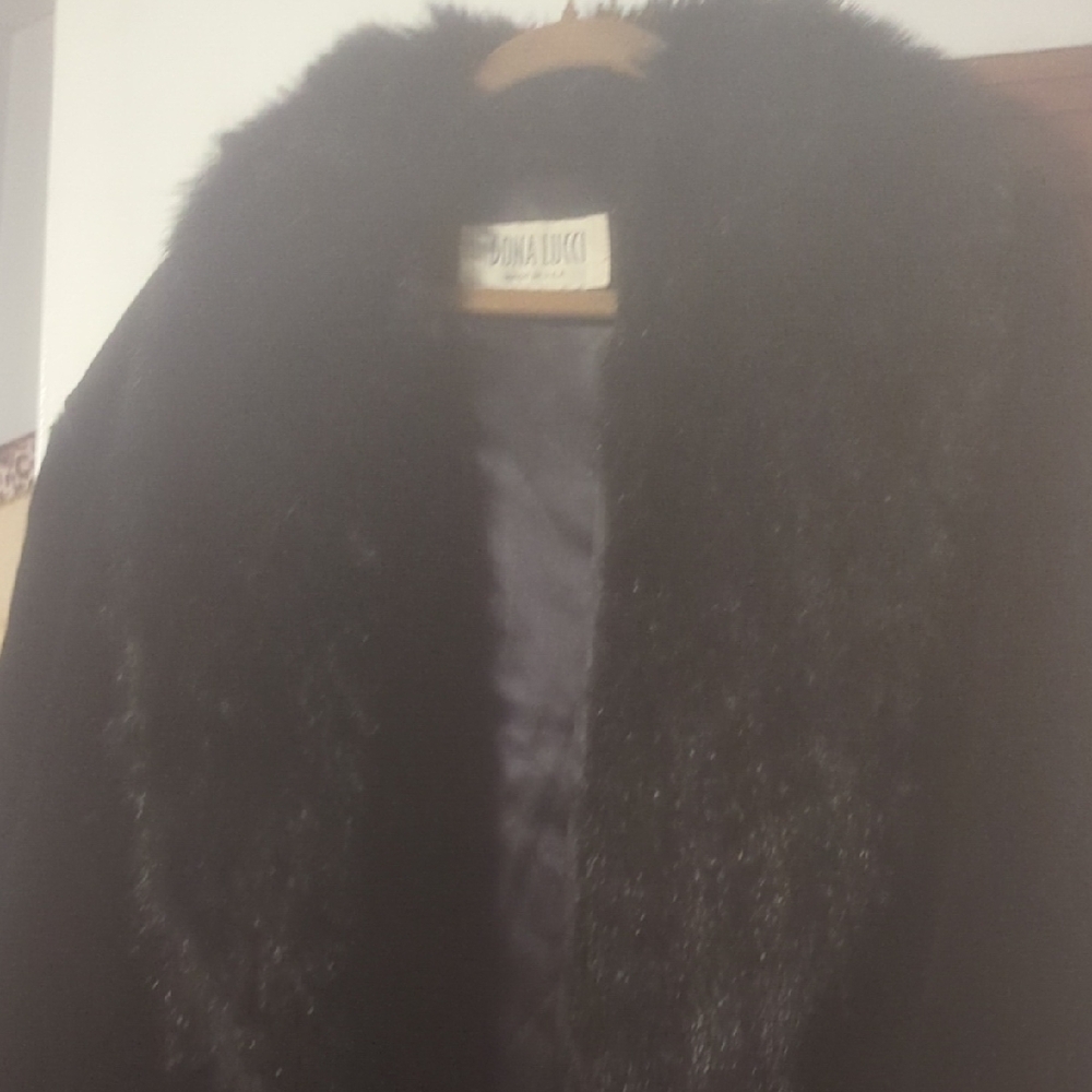 Luxurious Black Teddy Jacket